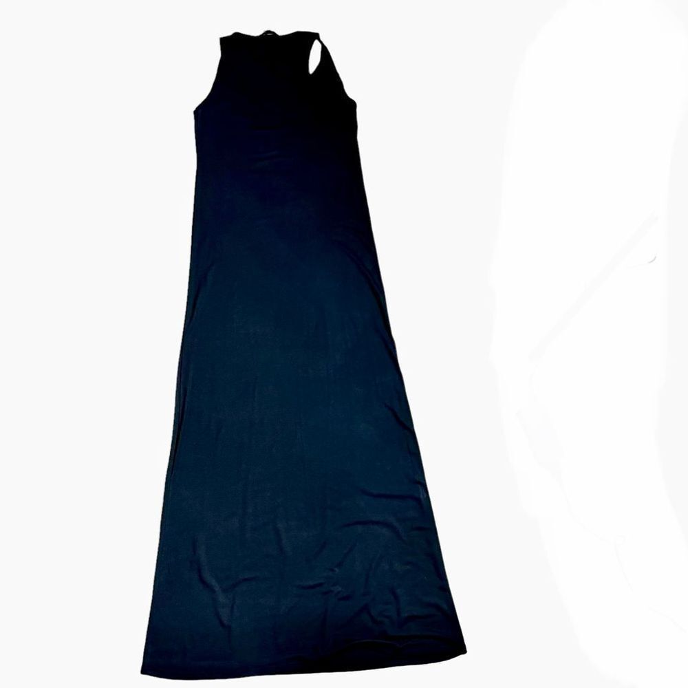 Kova & T Jessie Dress Black Maxi Tank Bodycon Racerback Stretch Size S (34) - Picture 11 of 12
